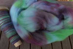 gefärbte Wolle